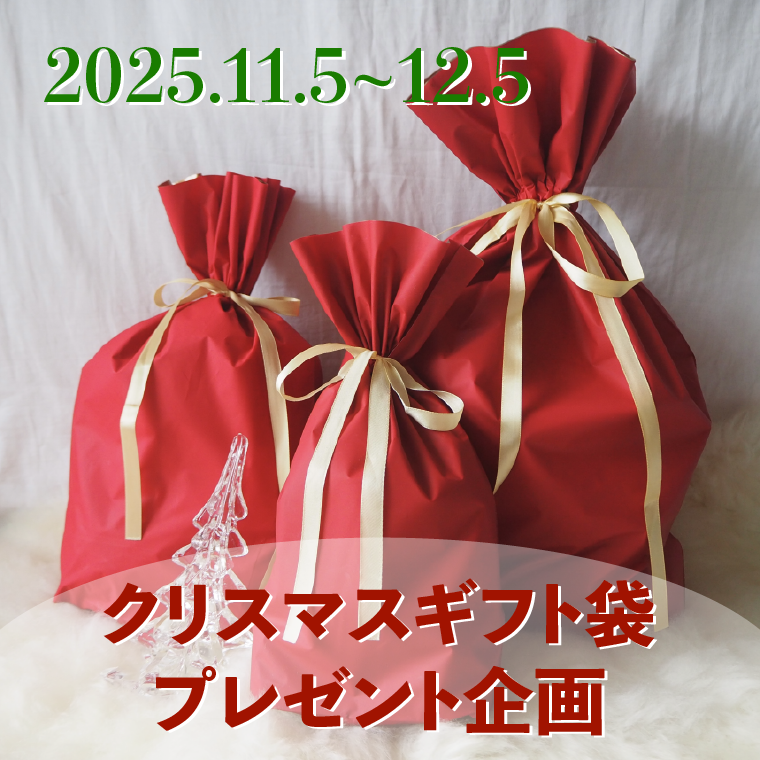2025年クリスマスギフト袋プレゼント企画！