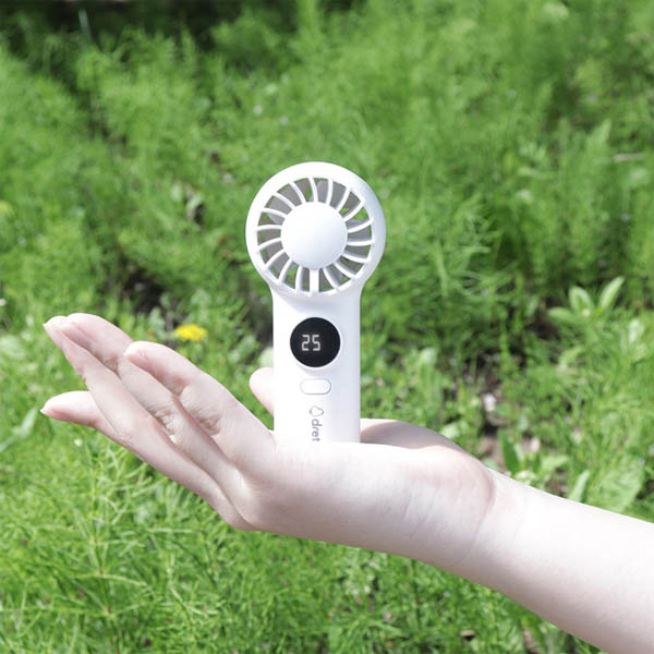 ドリテック てのひらハンディファン ホワイト